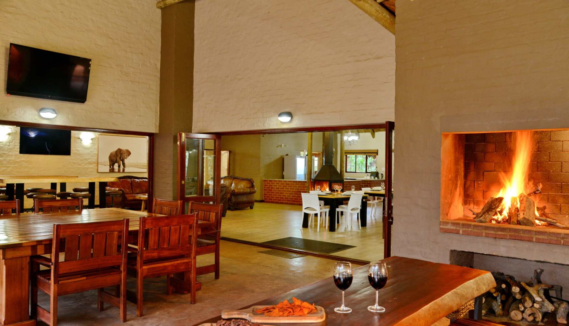 Lion's Den Game Lodge exterior in Dinokeng Game Reserve