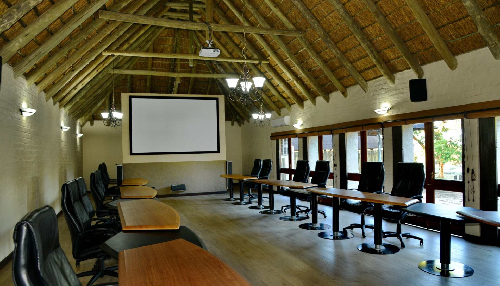 Conference room at Lion's Den Game Lodge