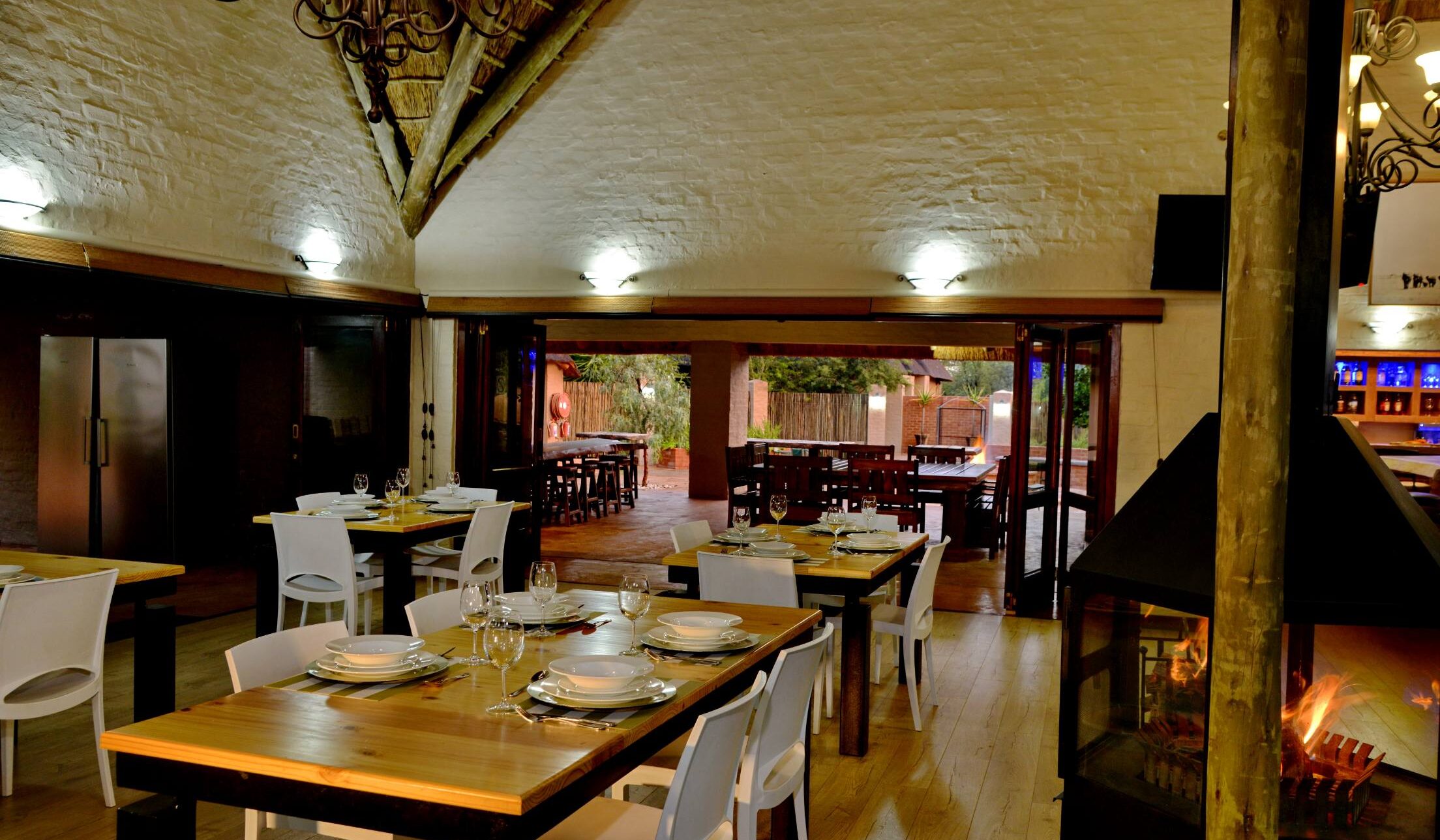 Bushveld setting for team building at Lion's Den